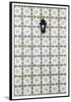 Floral Tile Pattern at Wall of a House, Sintra, Lisbon, Portugal-Axel Schmies-Framed Premium Photographic Print