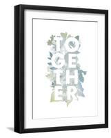 Floral Together-Clara Wells-Framed Giclee Print