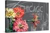 Floral Travel Chicago-null-Stretched Canvas