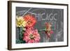 Floral Travel Chicago-null-Framed Giclee Print