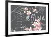 Floral Travel China-null-Framed Giclee Print