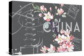 Floral Travel China-null-Stretched Canvas