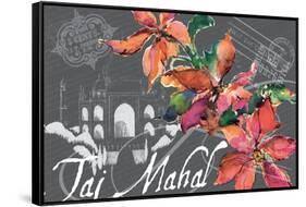 Floral Travel India-null-Framed Stretched Canvas