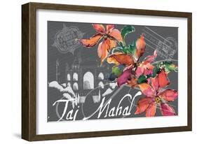 Floral Travel India-null-Framed Giclee Print