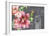 Floral Travel London-null-Framed Premium Giclee Print