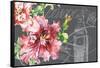 Floral Travel London-null-Framed Stretched Canvas