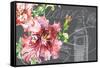 Floral Travel London-null-Framed Stretched Canvas