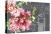 Floral Travel London-null-Stretched Canvas