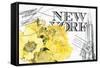 Floral Travel New York 2-null-Framed Stretched Canvas