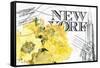 Floral Travel New York 2-null-Framed Stretched Canvas