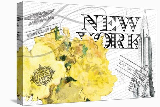 Floral Travel New York 2-null-Stretched Canvas