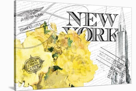 Floral Travel New York 2-null-Stretched Canvas