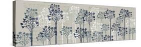 Floral Trees, Midnight-Fab Funky-Stretched Canvas