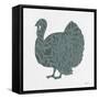 Floral Turkey-Imperfect Dust-Framed Stretched Canvas