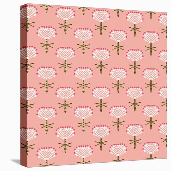 Floral Vector Pattern for Fall Fashion-tukkki-Stretched Canvas