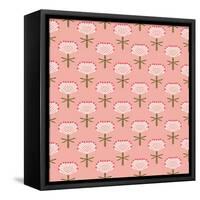 Floral Vector Pattern for Fall Fashion-tukkki-Framed Stretched Canvas