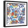 Floral Vector Texture-Alexandra_A-Framed Art Print