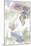 Floral Vision II-Tanuki-Mounted Giclee Print