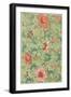 Floral Wallpaper-null-Framed Art Print