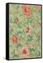 Floral Wallpaper-null-Framed Stretched Canvas