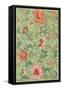 Floral Wallpaper-null-Framed Stretched Canvas