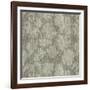 Floral Waltz Mono Taupe Oyster-Bill Jackson-Framed Giclee Print