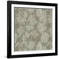 Floral Waltz Mono Taupe Oyster-Bill Jackson-Framed Giclee Print