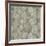 Floral Waltz Mono Taupe Oyster-Bill Jackson-Framed Giclee Print