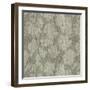 Floral Waltz Mono Taupe Oyster-Bill Jackson-Framed Giclee Print