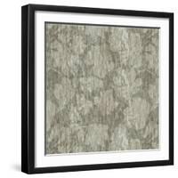 Floral Waltz Mono Taupe Oyster-Bill Jackson-Framed Giclee Print