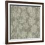 Floral Waltz Mono Taupe Oyster-Bill Jackson-Framed Giclee Print