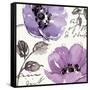 Floral Waltz Plum II-Pela Design-Framed Stretched Canvas