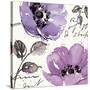 Floral Waltz Plum II-Pela Design-Stretched Canvas