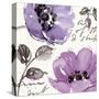 Floral Waltz Plum II-Pela Design-Stretched Canvas