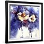 Floral Watercolor Illustration-Natasha R Graham-Framed Art Print