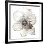 Floral-White-Victoria Brown-Framed Art Print