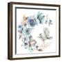 Floral with Bird I-Patricia Pinto-Framed Art Print