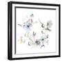 Floral with Bird II-Patricia Pinto-Framed Art Print