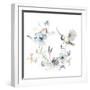 Floral with Bird II-Patricia Pinto-Framed Art Print