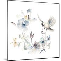 Floral with Bird II-Patricia Pinto-Mounted Art Print