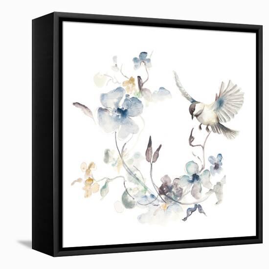 Floral with Bird II-Patricia Pinto-Framed Stretched Canvas