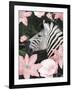 Floral Zebra-Diane Stimson-Framed Art Print