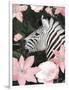 Floral Zebra-Diane Stimson-Framed Art Print