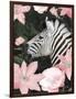 Floral Zebra-Diane Stimson-Framed Art Print