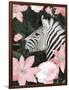 Floral Zebra-Diane Stimson-Framed Art Print