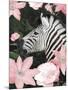 Floral Zebra-Diane Stimson-Mounted Art Print