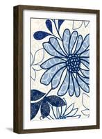 Floralesque Panel 2-Bella Dos Santos-Framed Art Print