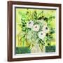 Florals On Green 1-Vicki McArdle Art-Framed Giclee Print