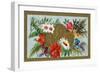 Flore Fina Brand Cigar Box Label, Bouquet of Flowers with Medals-Lantern Press-Framed Art Print