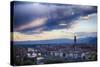 Florence as Viewed from Michael Angelo Overlook Florence-Terry Eggers-Stretched Canvas